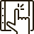 Icon of a hand pointing